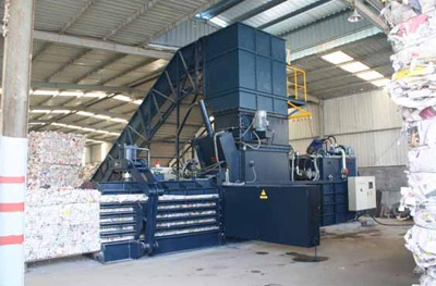 Newspaper Horizontal Baler Machine