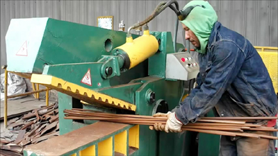 Hydraulic Scrap Metal Cutting Steel Shear Machine