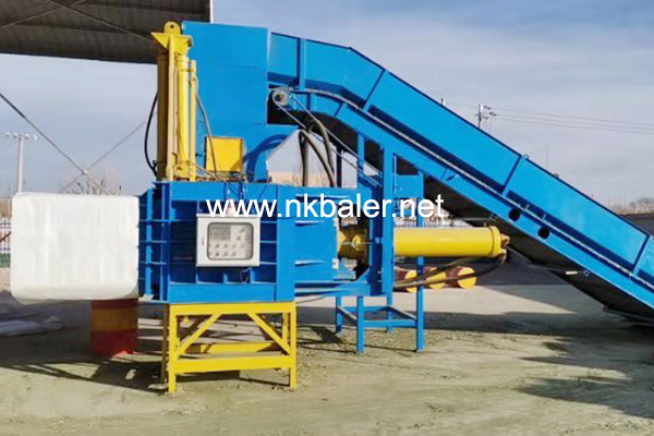 Cotton baling press machine