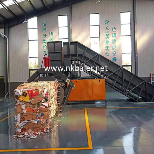 Cardboard Baling Press Machine