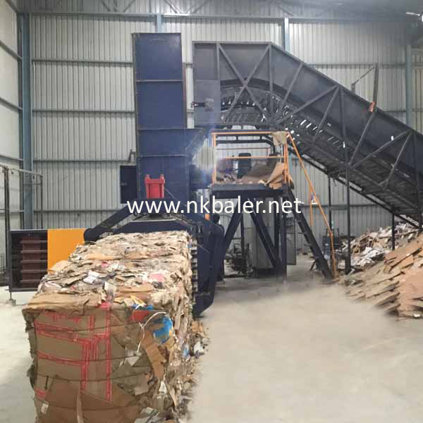 Cardboard Hydraulic Baler Machine