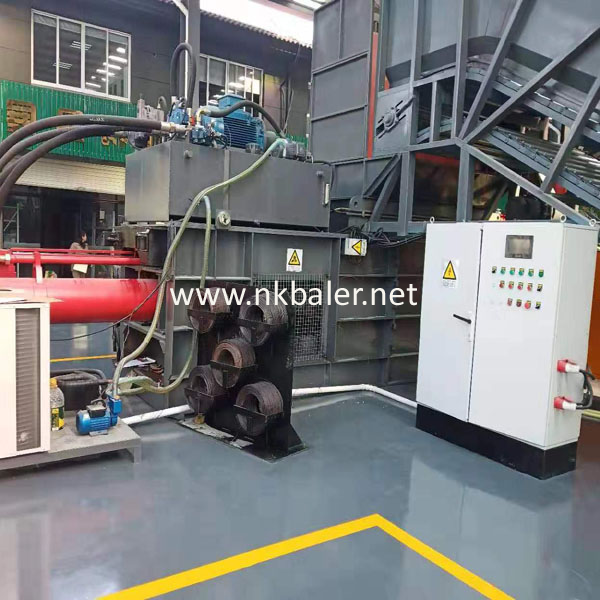 White Paper Horizontal Baler