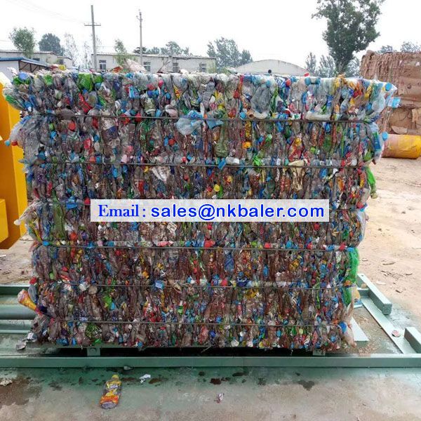 Plastic Hydraulic Baler Machine