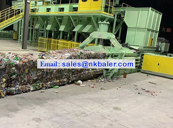 Horizontal Baler For Plastic