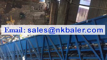 Newspaper Horizontal Baler Machine