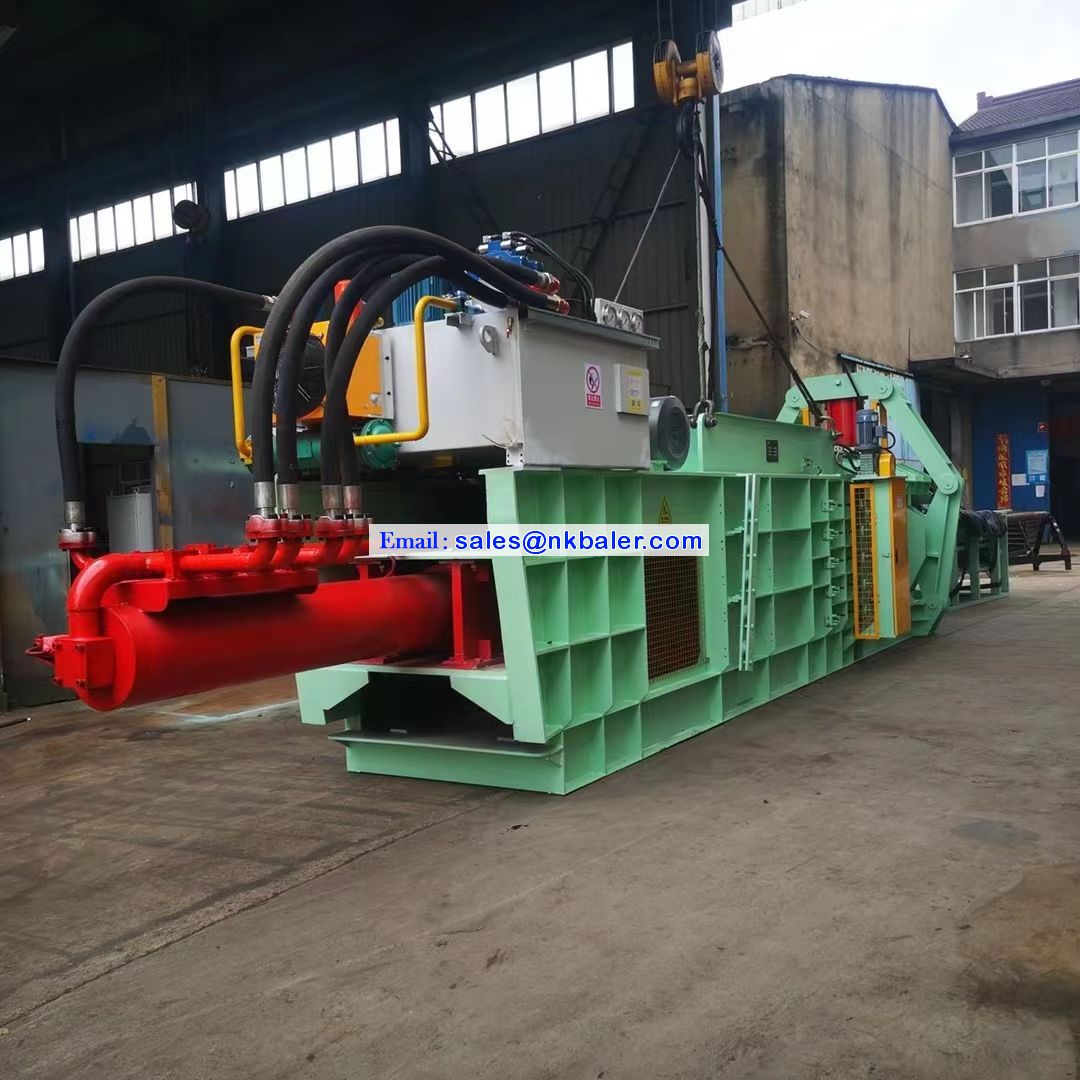 Automatic Tie Hydraulic Baler Machine
