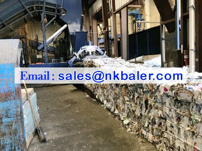 Newspaper Horizontal Baler Machine