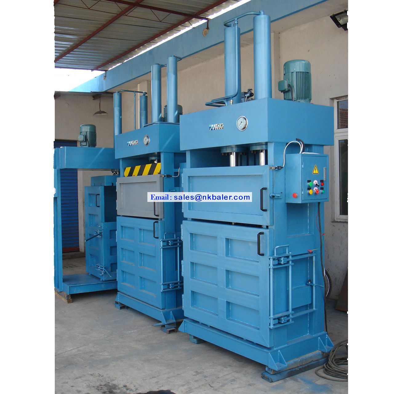 Cotton baling press machine