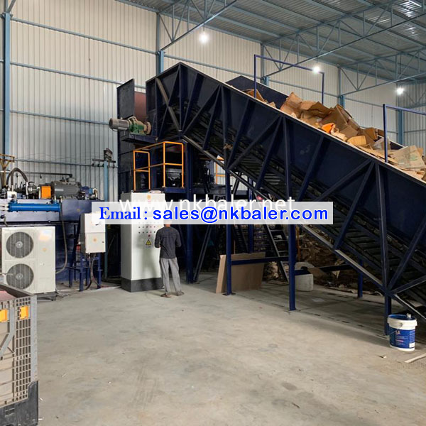 Cardboard Baling Press Machine