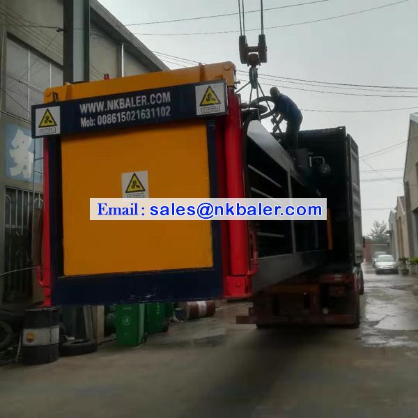 Box Hydraulic Baling Press Machine