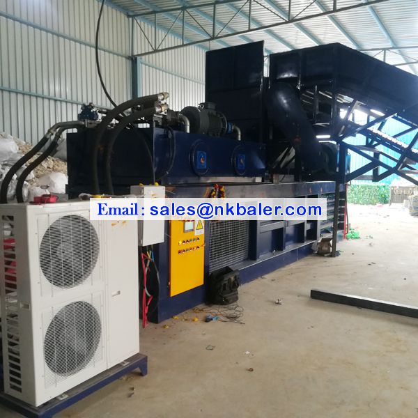 Scrap PET Bottles Horizontal Baling Machine