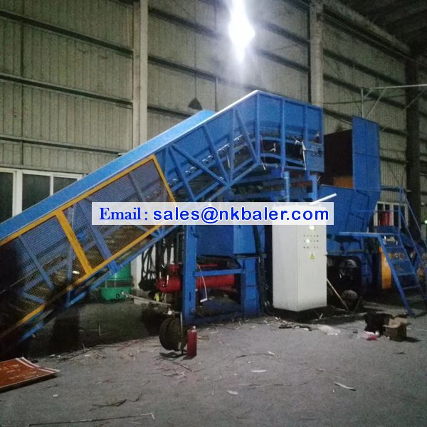 Scrap Plastic Hydraulic Bale Press